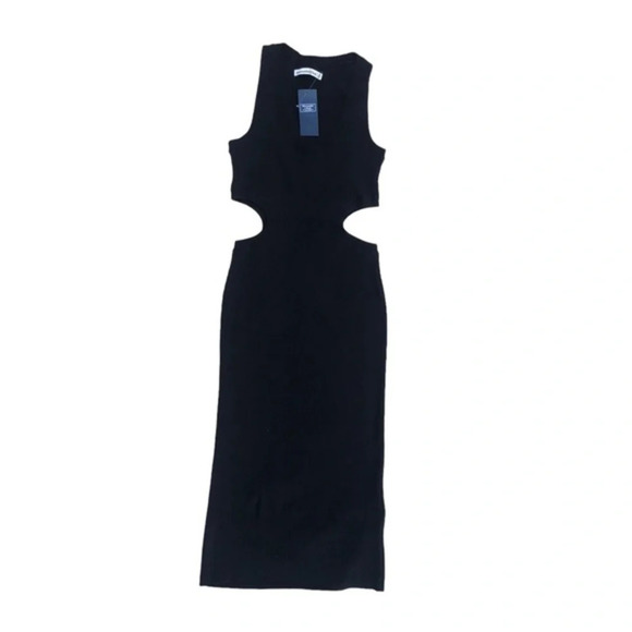 Abercrombie & Fitch Women's Elevated Knit Side Cutout Midi Dress size X small - Picture 1 of 9